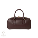 Miu Miu | Solitaire Shiny Leather Dark Bag – Brown – product image 2