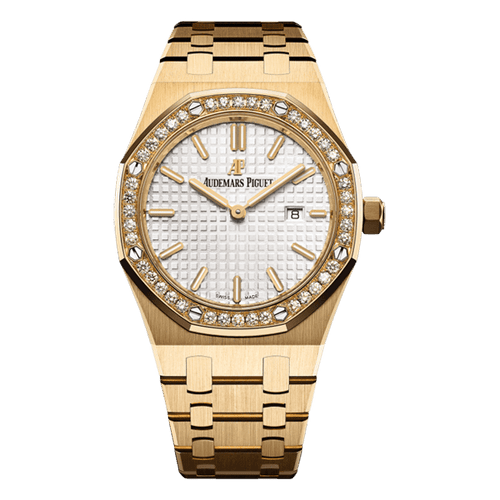 Audemars Piguet | Silver Index Watch – Yellow Gold – product image 1