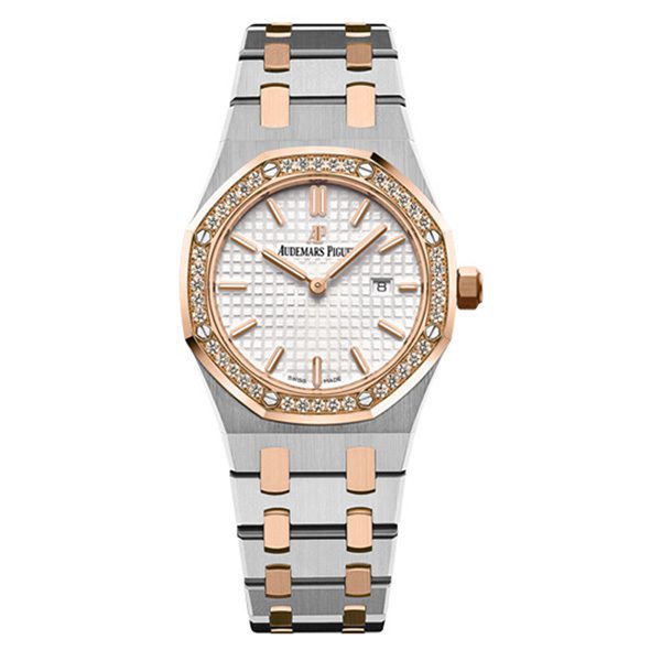 Audemars Piguet | Index Dial Watch – Rose Gold, Silver Tone