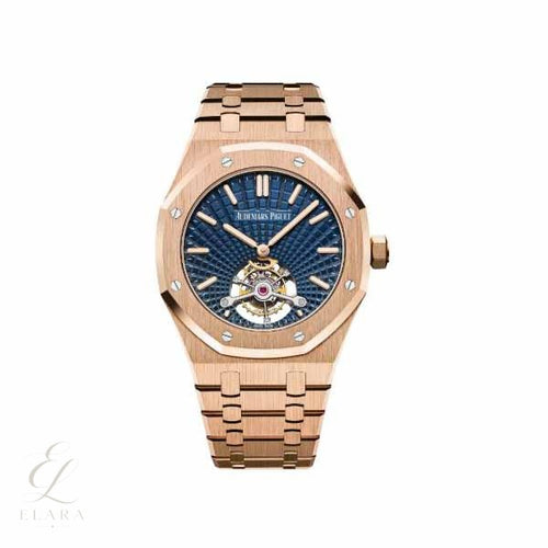 Audemars Piguet | Selfwinding Flying Tourbillon Pink Gold Smoked Blue Dial Watch – product image 1