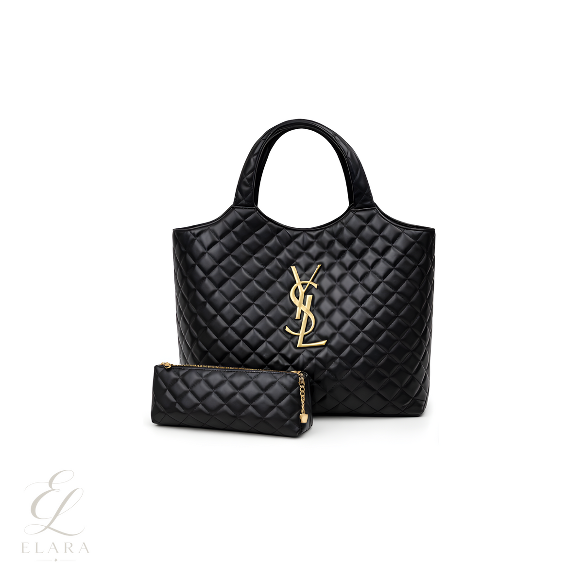 Saint Laurent | Icare Maxi Quilted Bag – Black – product image 1