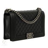 Chanel | Boy Black Caviar Leather Bag – product image 2