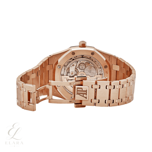 Audemars Piguet | Rose Gold Blue Dial Watch – product image 2