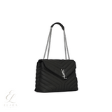 Saint Laurent | Loulou Black Bag – Silver – product image 2