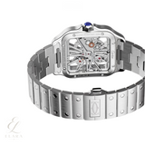 Cartier | Santos Skeleton Two-Tone Steel & Yellow Gold Watch – product image 3