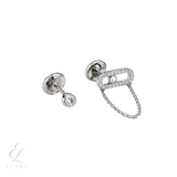 Messika | Uno Drop Pendant White Gold Diamonds – product image 4