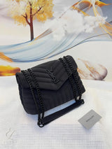 Saint Laurent | Loulou Grey Bag – Black – product image 4