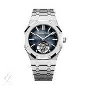 Audemars Piguet | Selfwinding Flying Tourbillon Silver Smoked Blue Dial Watch – product image 1