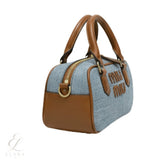 Miu Miu | Top-Handle Featuring Large Logo Bag – product image 3