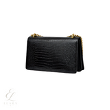 Saint Laurent | Sunset Medium Croc-Embossed Leather Bag – product image 3
