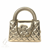Chanel | Small Kelly Shopper Metallic Bag – Gold