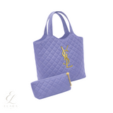 Saint Laurent | Icare Maxi Powder Blue Lambskin Bag – product image 2
