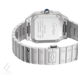 Cartier | Santos de Steel Blue Dial Watch – product image 2