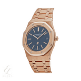Audemars Piguet | Rose Gold Blue Dial Watch – product image 4