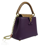 Louis Vuitton | Capucines Purple Taurillon Leather Bag – product image 2