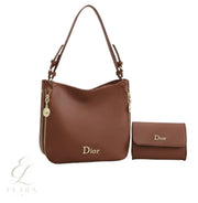 Dior | D-Journey Brown Leather Bag – product image 1
