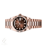 Rolex | Day-Date Brown Ombré Diamond Dial Watch – product image 5
