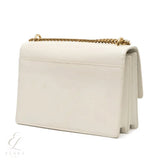Saint Laurent | Sunset Medium Shoulder White Calfskin Leather Bag – product image 2