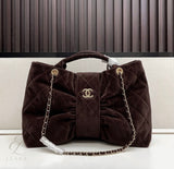 Chanel | Bow Dark Bag – Brown – product image 4