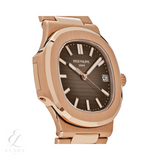 Patek Philippe | Nautilus Rose Gold Brown Dial Watch – product image 5