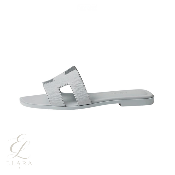 Hermès | Oran Slides – Ice White