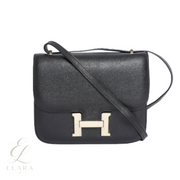 Hermès | Constance Mini 18 Shoulder Black Epsom Leather Gold-Plated "H" Clasp Closure Bag – product image 1