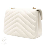 Saint Laurent | Loulou Shoulder Bag – White – product image 2