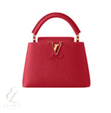 Louis Vuitton | Capucines Mini Scarlet Red Taurillon Leather Bag – product image 1