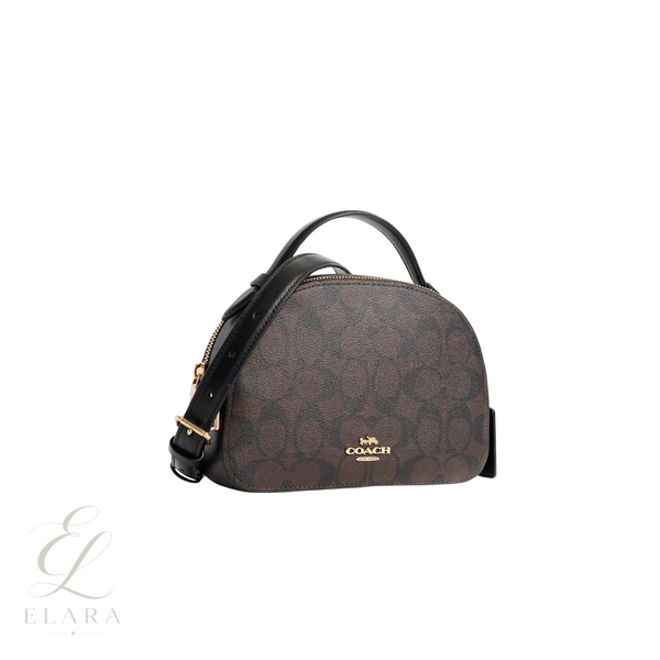 Coach | Serena Satchel Signature Canvas Bag