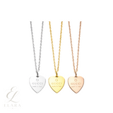 Gucci | Heart Logo Necklace Gold Silver Rosegold – product image 1