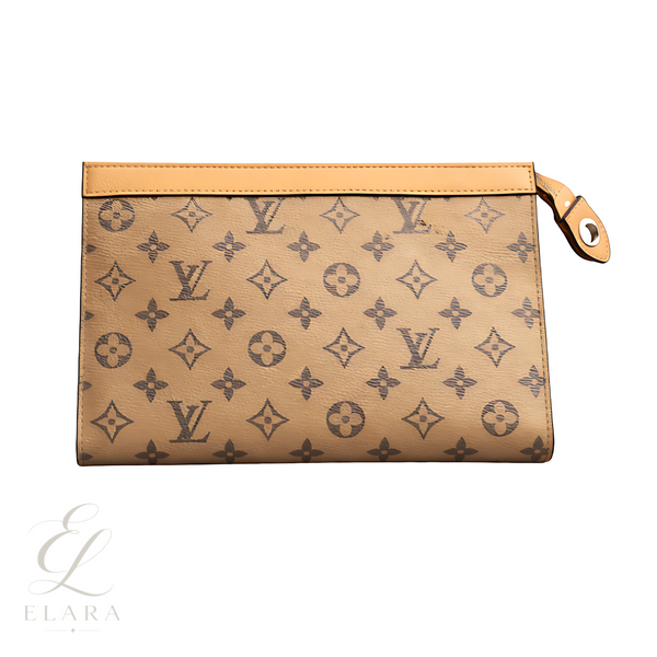 Louis Vuitton | Brown LV Canvas Pouch