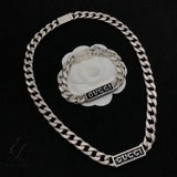 Gucci | Logo Plate Chain Bracelet Silver – product image 5