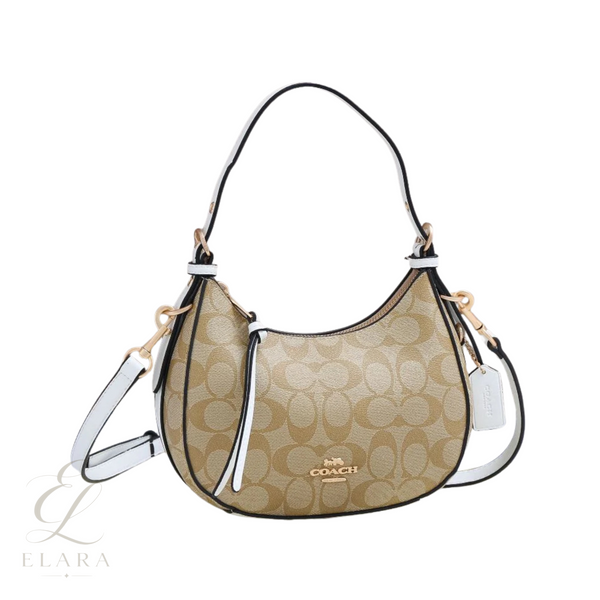 Coach | Kleo Hobo Signature Canvas Walnut Bag