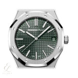 Audemars Piguet | Silver Green Dial Watch – product image 3