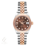 Rolex | Datejust 28 Chocolate Diamond Dial Watch – product image 1