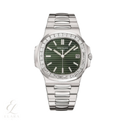 Patek Philippe | Nautilus Green Dial Silver Tone Watch – product image 1