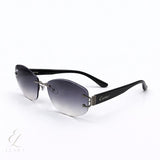 Cartier | Slim Black Aviator Sunglasses – product image 1