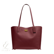 Coach | Willow Tote Signature Canvas Brick Bag – Red – product image 1