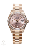 Rolex | Datejust Rose Gold Diamond Watch – product image 2