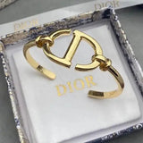 Dior | CD Navy Cuff Bracelet Gold – product image 4