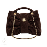 Chanel | Bow Dark Bag – Brown – product image 1
