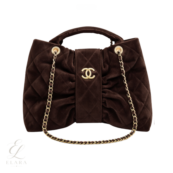 Chanel | Bow Dark Bag – Brown