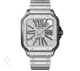Cartier | Santos de Diamond Silver Watch – product image 2