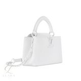 Louis Vuitton | Capucines East-West Mini Quartz Bag – White – product image 3