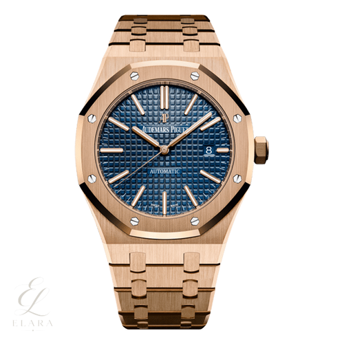 Audemars Piguet | Selfwinding Pink Gold Blue Dial Watch – Rose Gold – product image 1