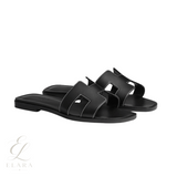 Hermès | Oran Black Crystal Embellishments Slides – product image 3