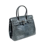 Hermès | Birkin 25 Black Matte Alligator Bag – product image 1