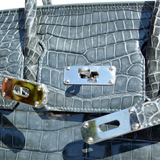 Hermès | Birkin 25 Black Matte Alligator Bag – product image 3