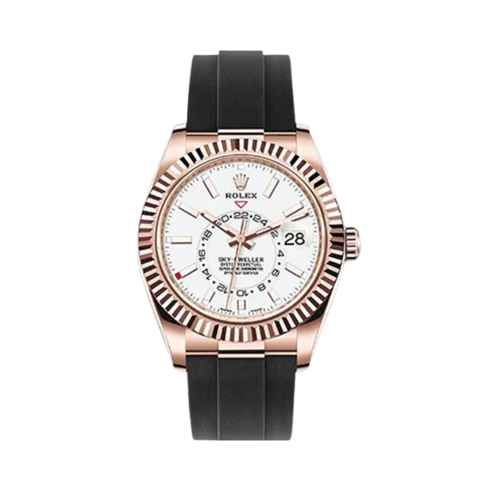 Rolex | Oyster Perpetual White Dial Watch – product image 1
