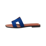 Hermès | Oran Slides – Bleu Smalt – product image 1